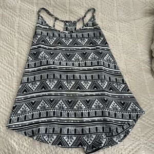 Aztec print tank top